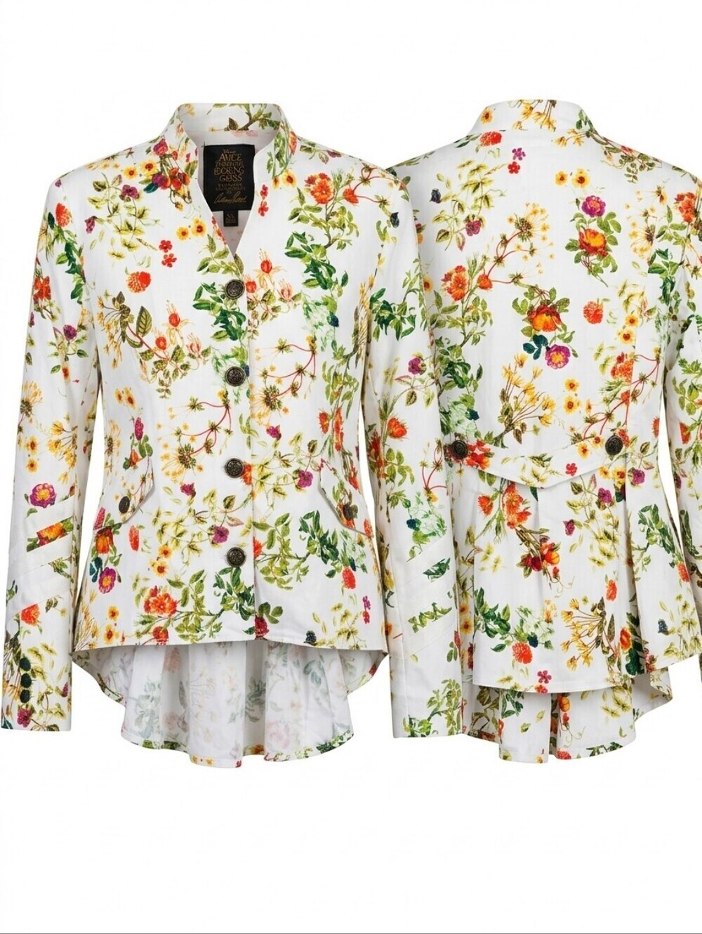 Disney Alice Through the Looking Glass Colleen Atwood Women's XL Floral Jacket